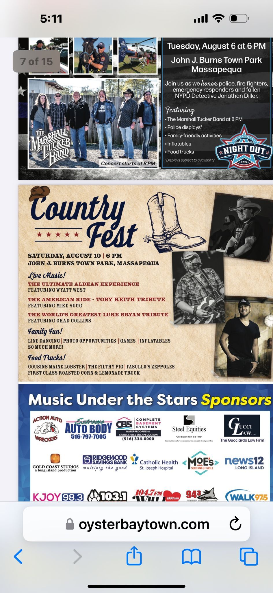Country Fest cover bands: Jason Aldean, Toby Keith and Luke Bryan tribute bands 