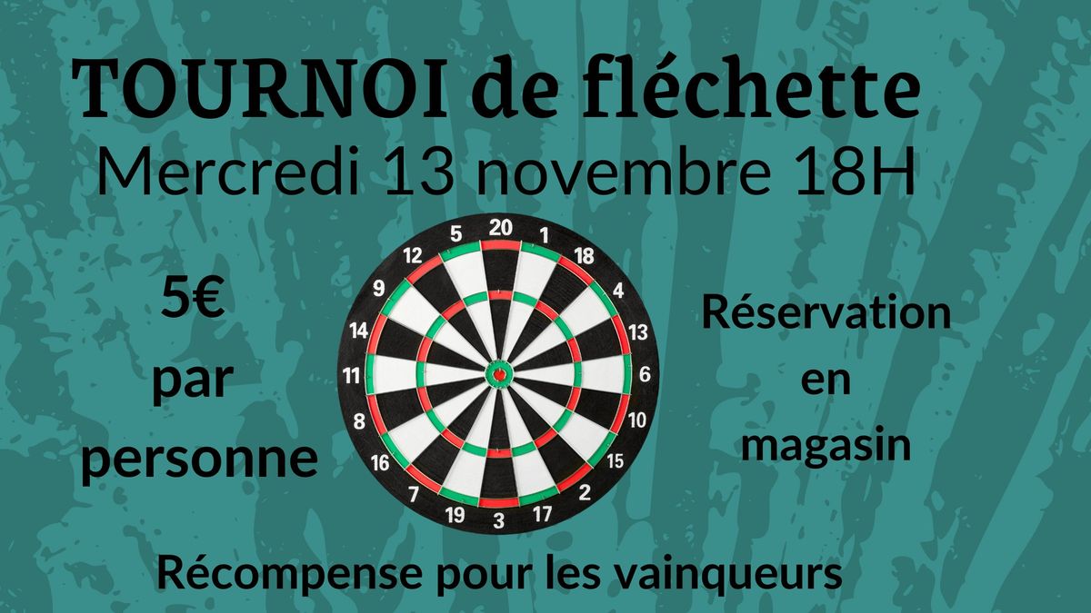 Tournoi de fl\u00e9chettes.