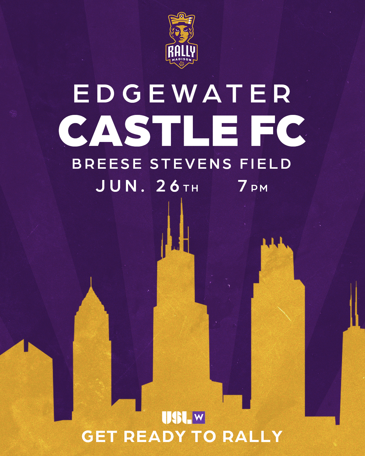 Edgewater Castle FC at Rally Madison FC at Breese Stevens Field