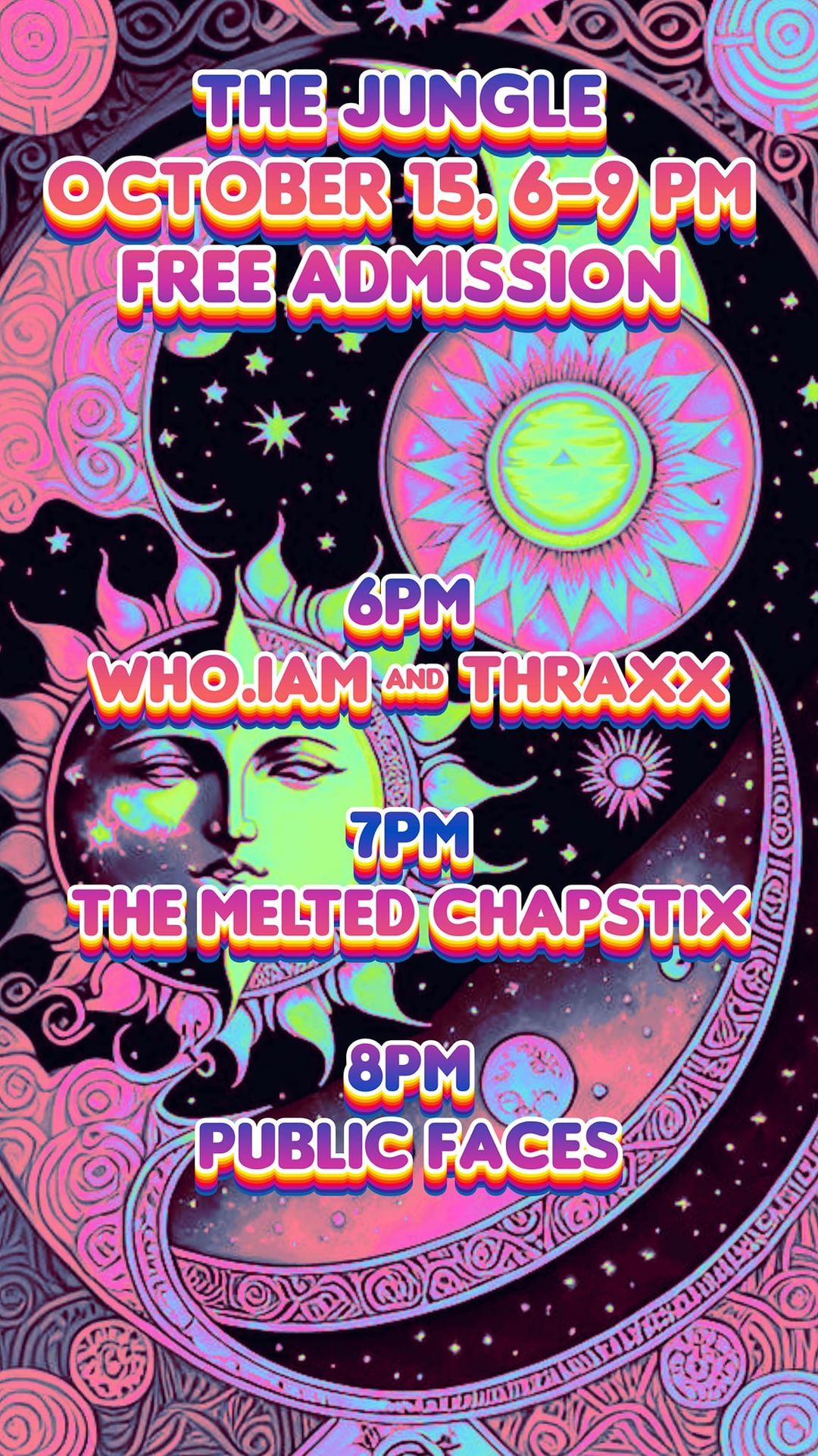 Public Faces, The Melted Chapstix, Who.iAm\/Thraxx 1