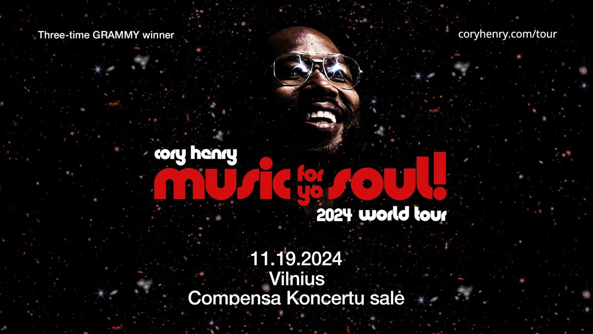 Cory Henry "Music for yo soul" \/\/ Vilnius