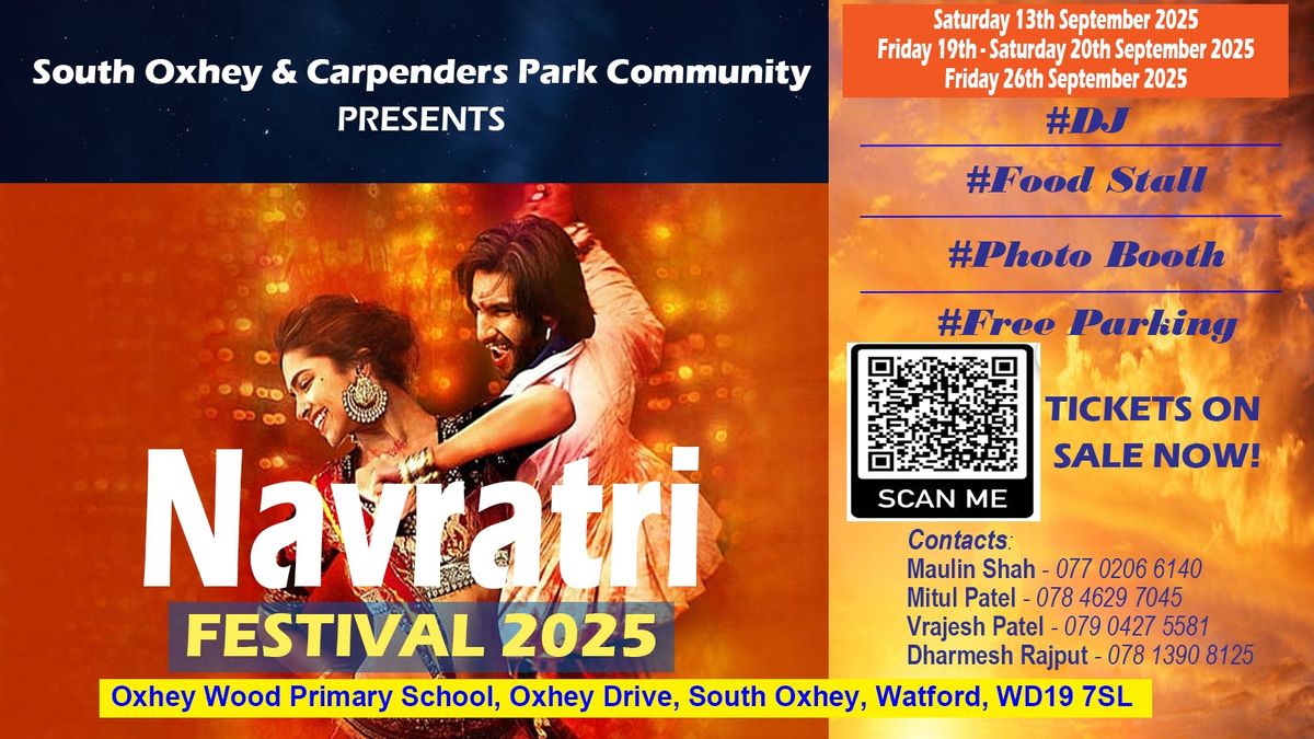 South Oxhey and Carpenders Park Rang Taali Garba Nights 2025