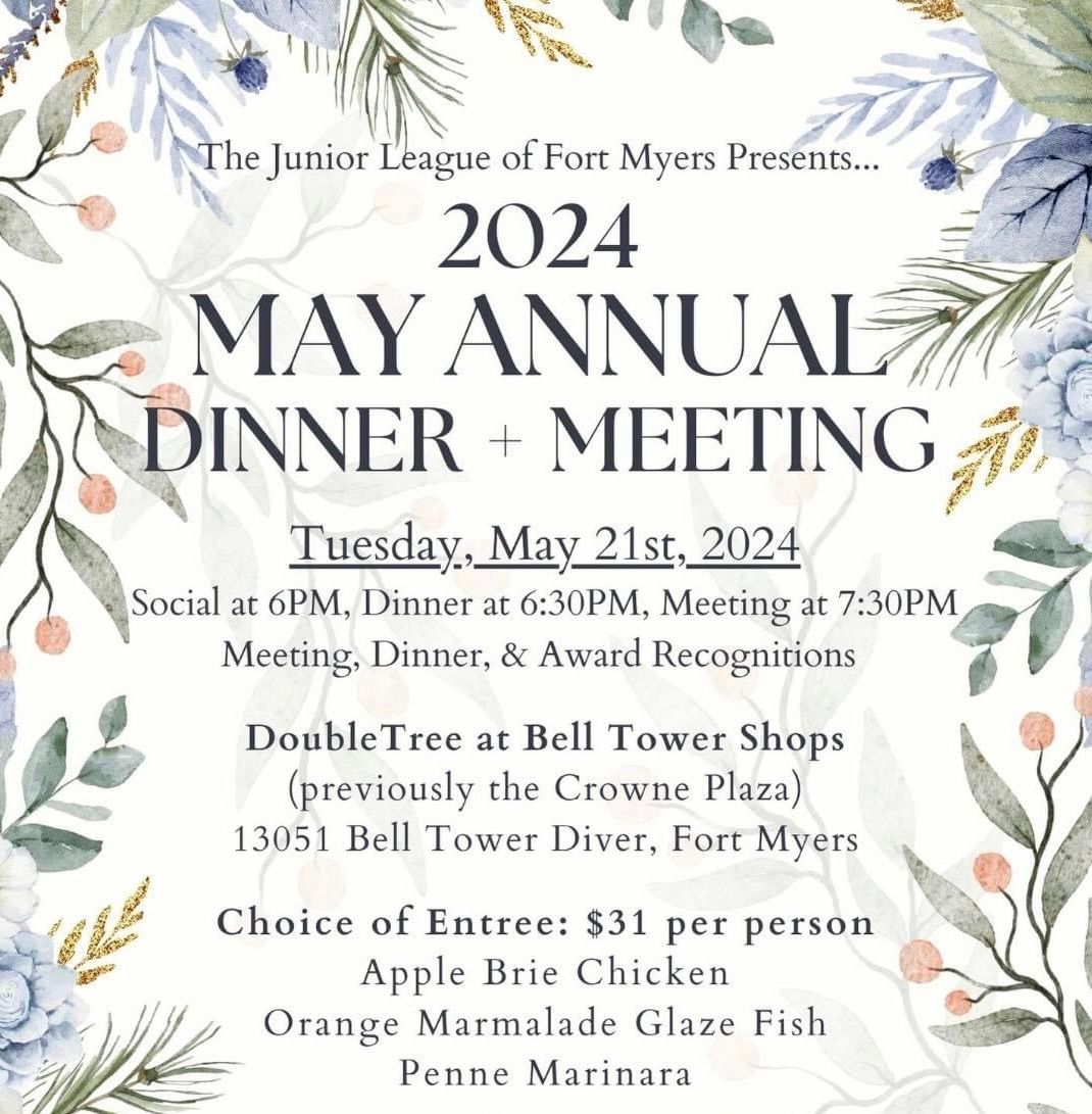 May Annual Dinner & Meeting