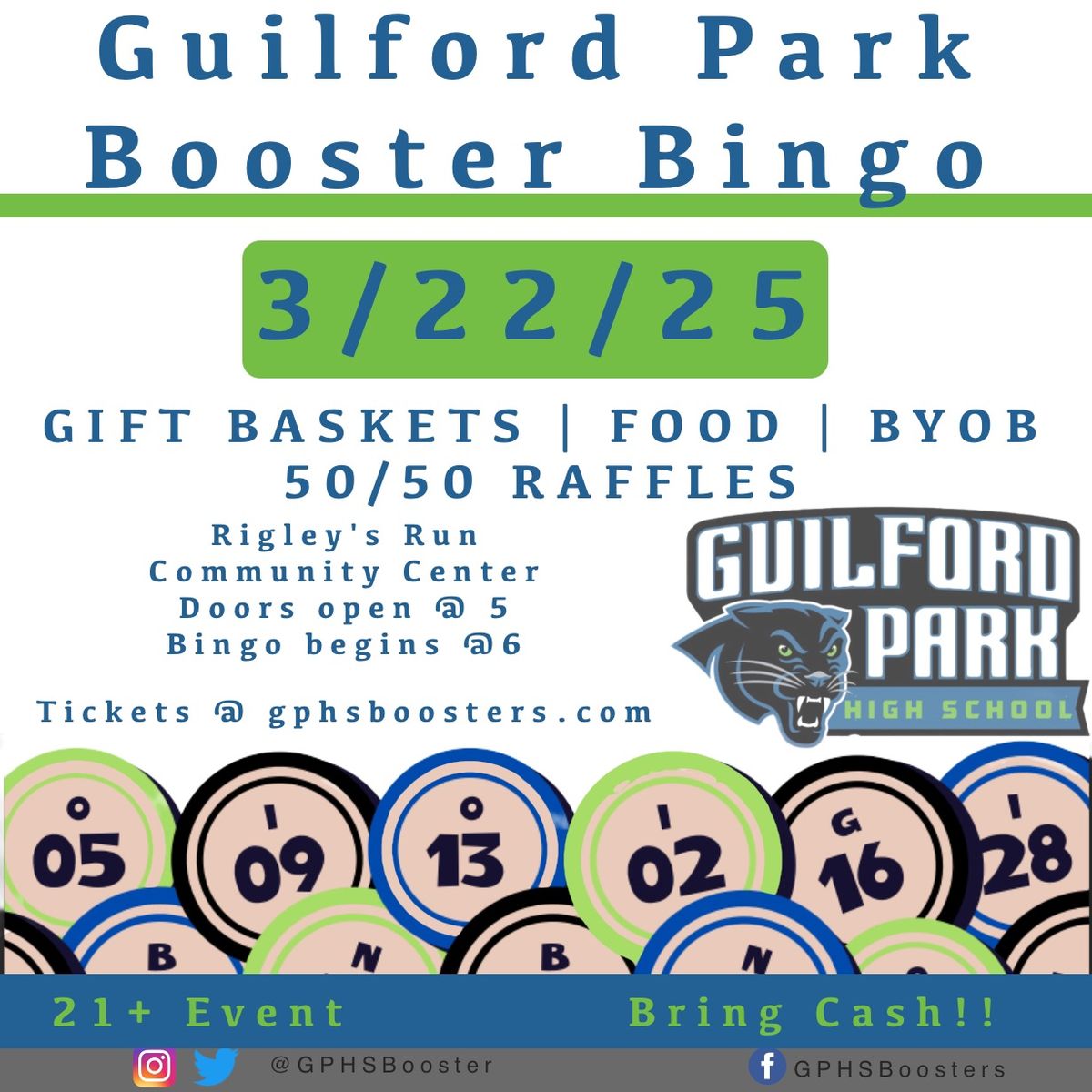 GPHS Booster Bingo