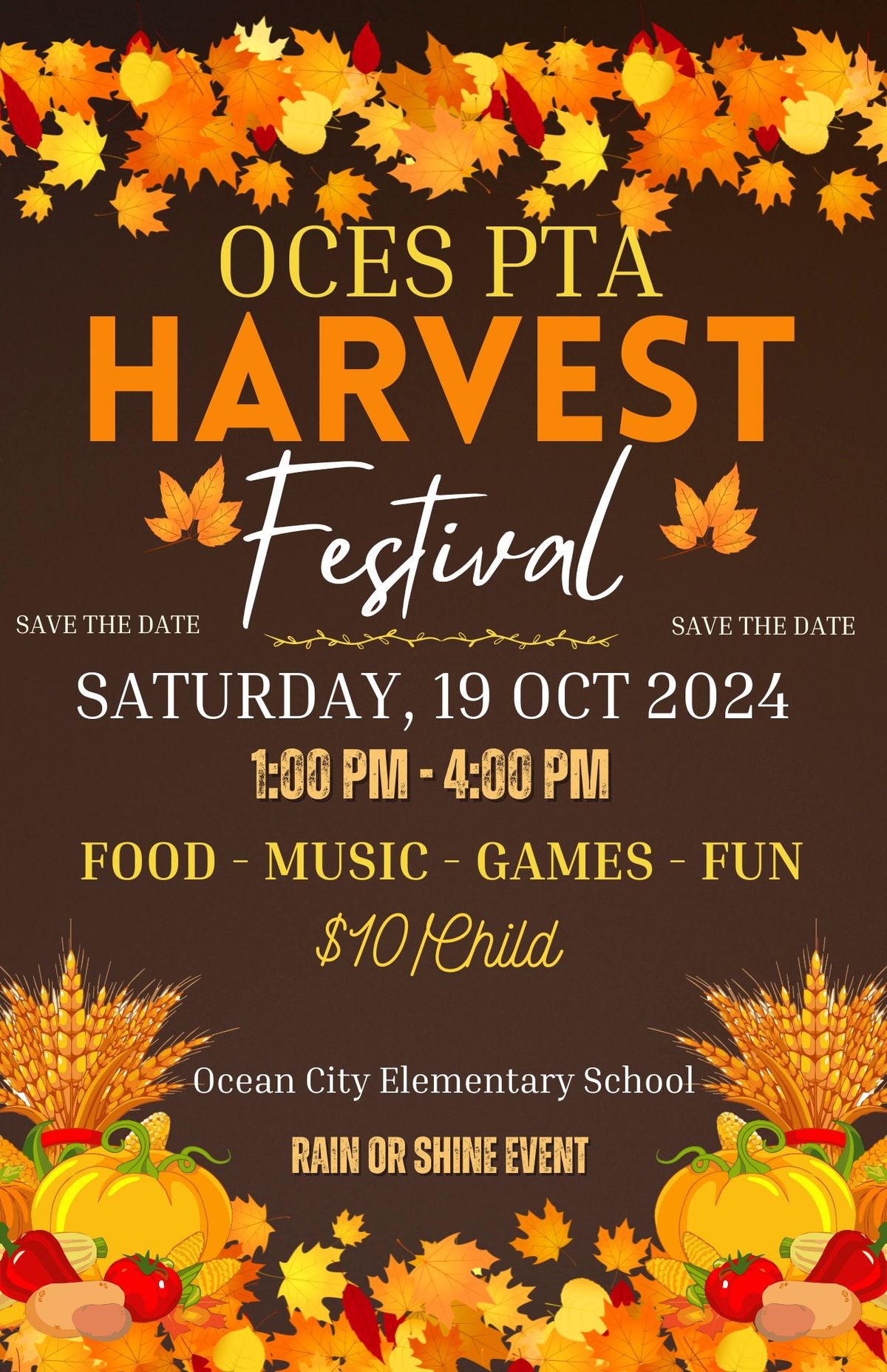 OCES HARVEST FESTIVAL!