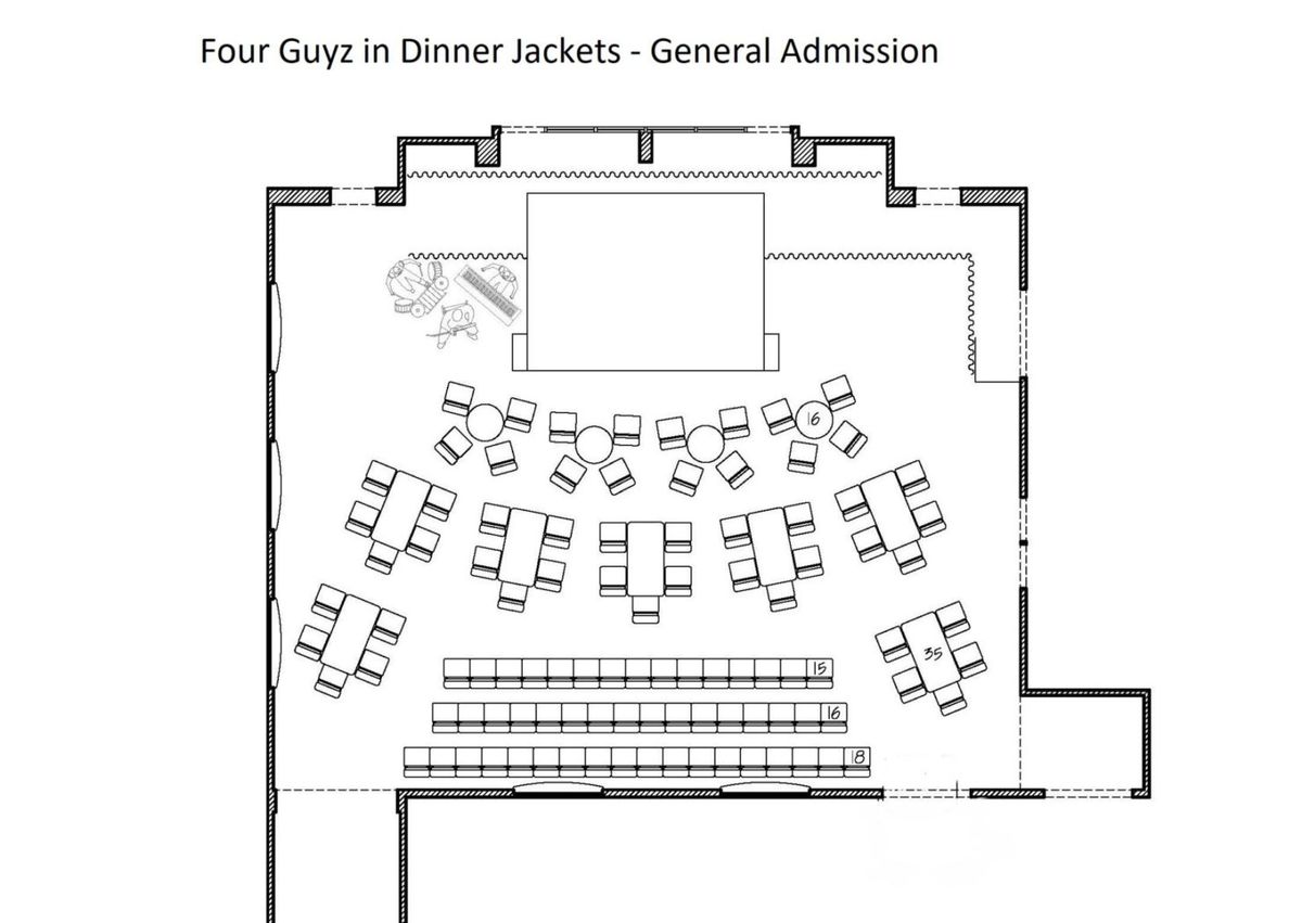 Four Guyz in Dinner Jackets at Ashwaubenon Performing Arts Center