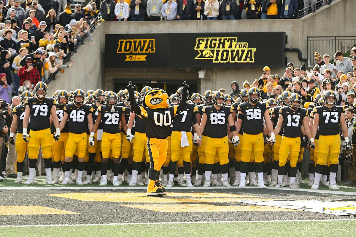 Indiana Hoosiers at Iowa Hawkeyes Football at Kinnick Stadium