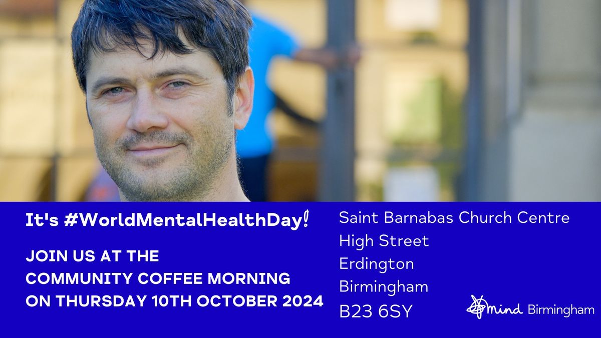 World Mental Health Day - Community Coffee Morning