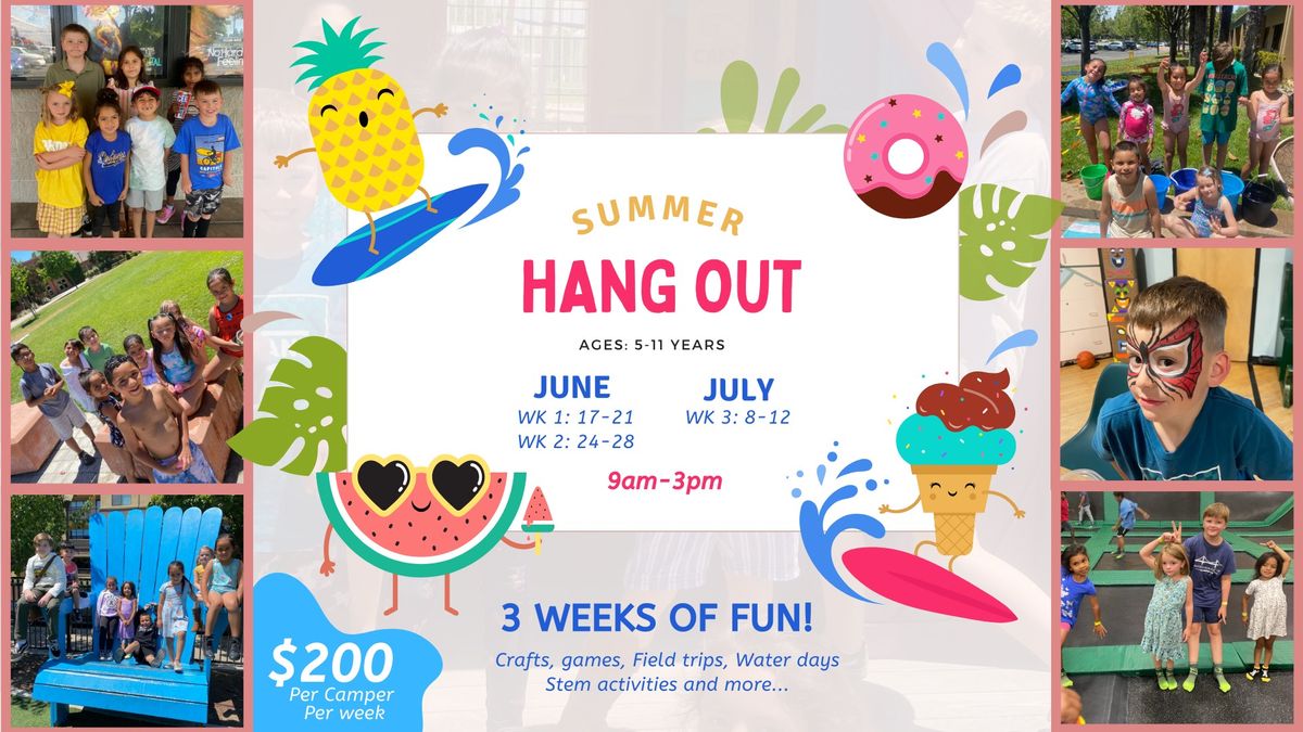 Kids Summer Hangout (Morgan Hill Summer Camp)