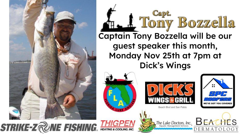 FLA Captains Meeting w\/Capt Tony Bozzella- November 25th