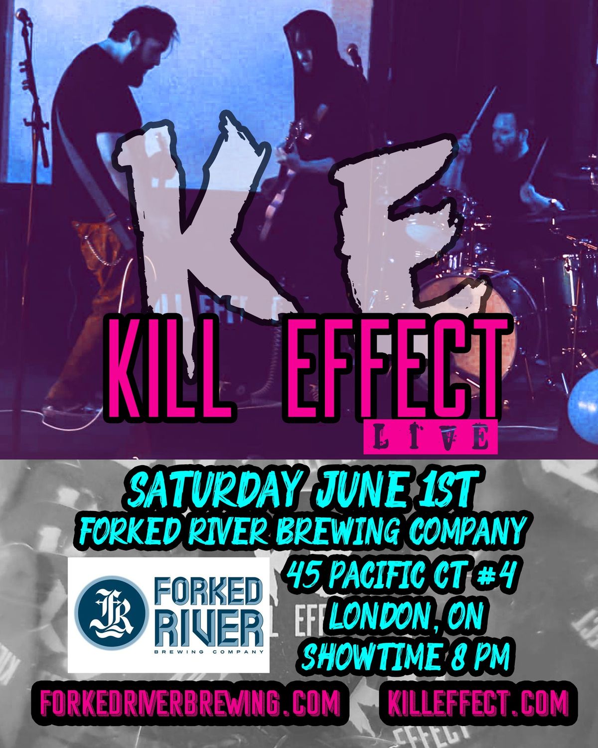K.E LIVE @ Forked River Brewing Company in London