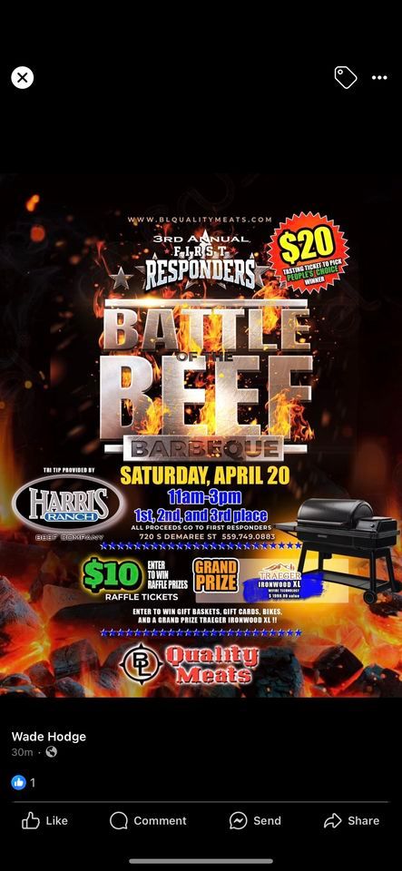 3rd Annual First Responders Battle of the Beef