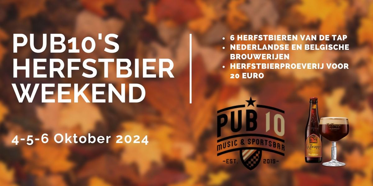 PUB10's Herfstbier Weekend