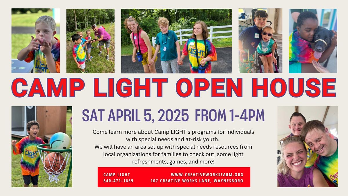 Camp LIGHT Open House 2025