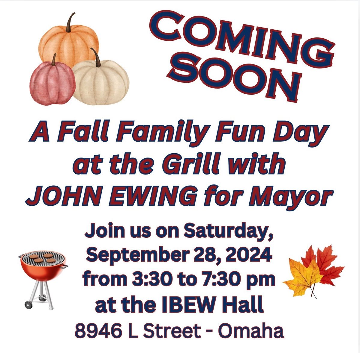 Fall Family Fun Day with John Ewing for Mayor!