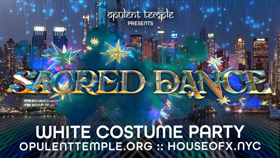 Opulent Temple in NYC Sacred Dance (the white party), House of X