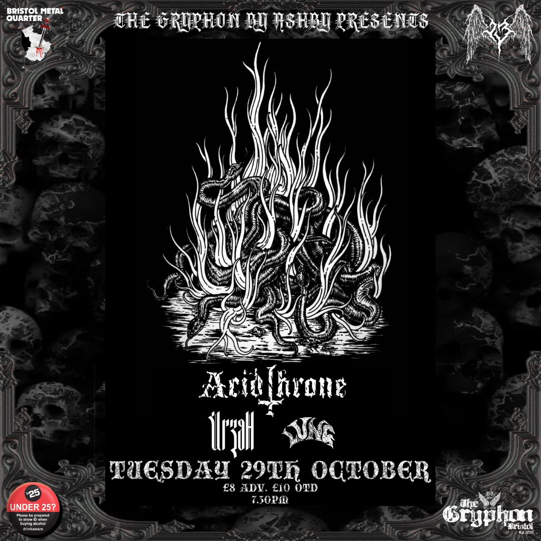 ACID THRONE, URZAH, &amp; LUNG @ THE GRYPHON