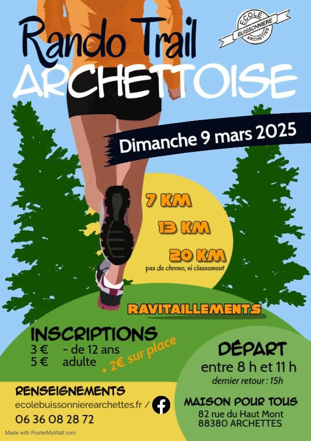 Rando trail l\u2019Archettoise