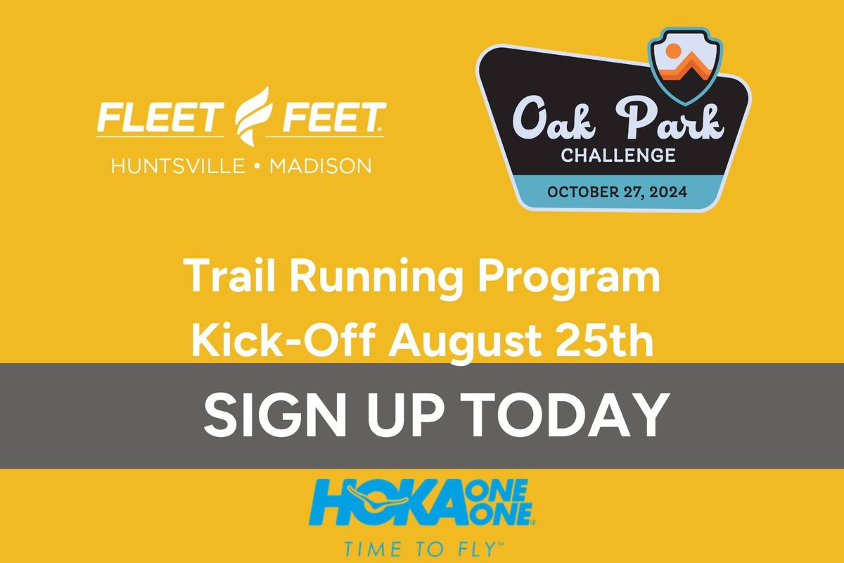 Trail Running Program for Oak Park Challenge