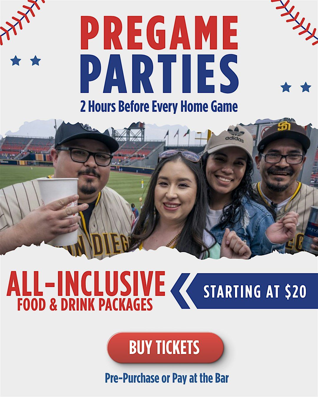 Pregame Specials - Padres vs Cubs