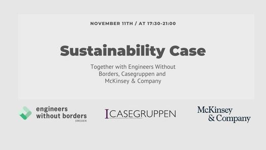 Sustainability case with McKinsey & Company and Casegruppen