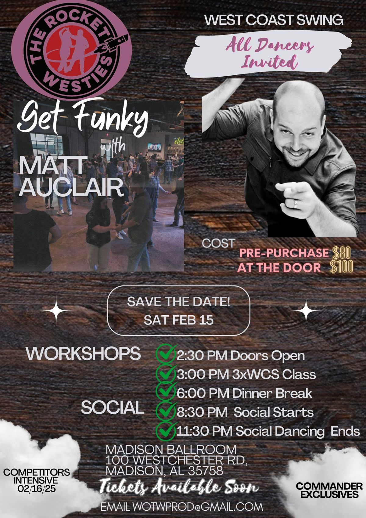 West Coast Swing Weekend with Matt Auclair