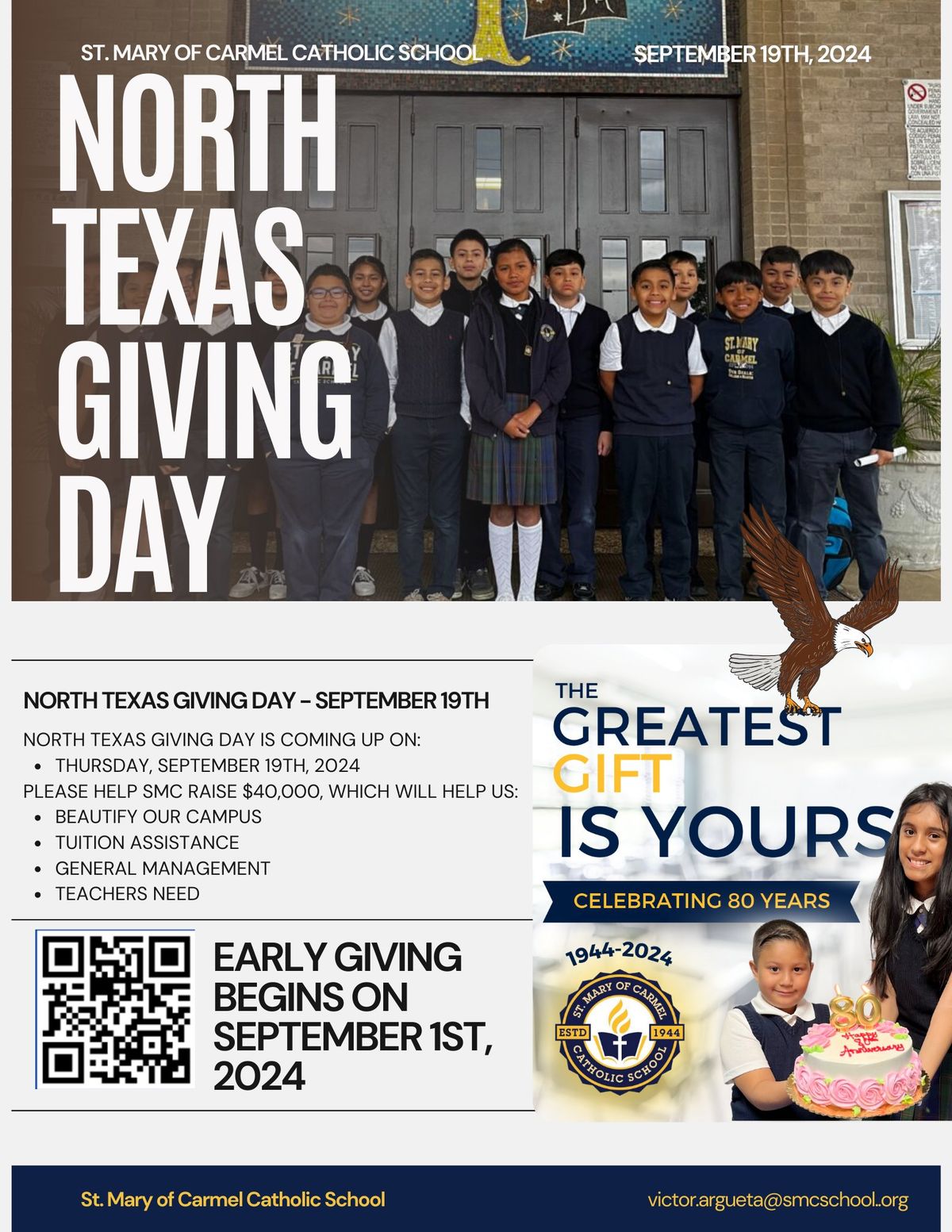 Donate! SMC North Texas Giving Day