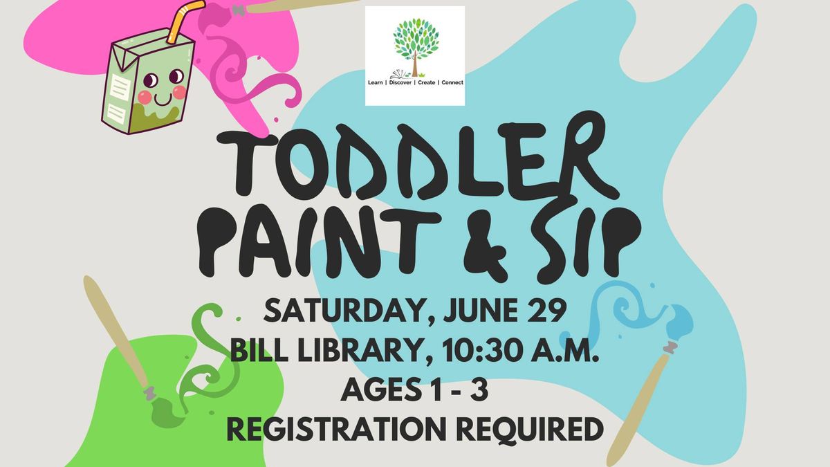 Paint and Sip Toddler Edition!