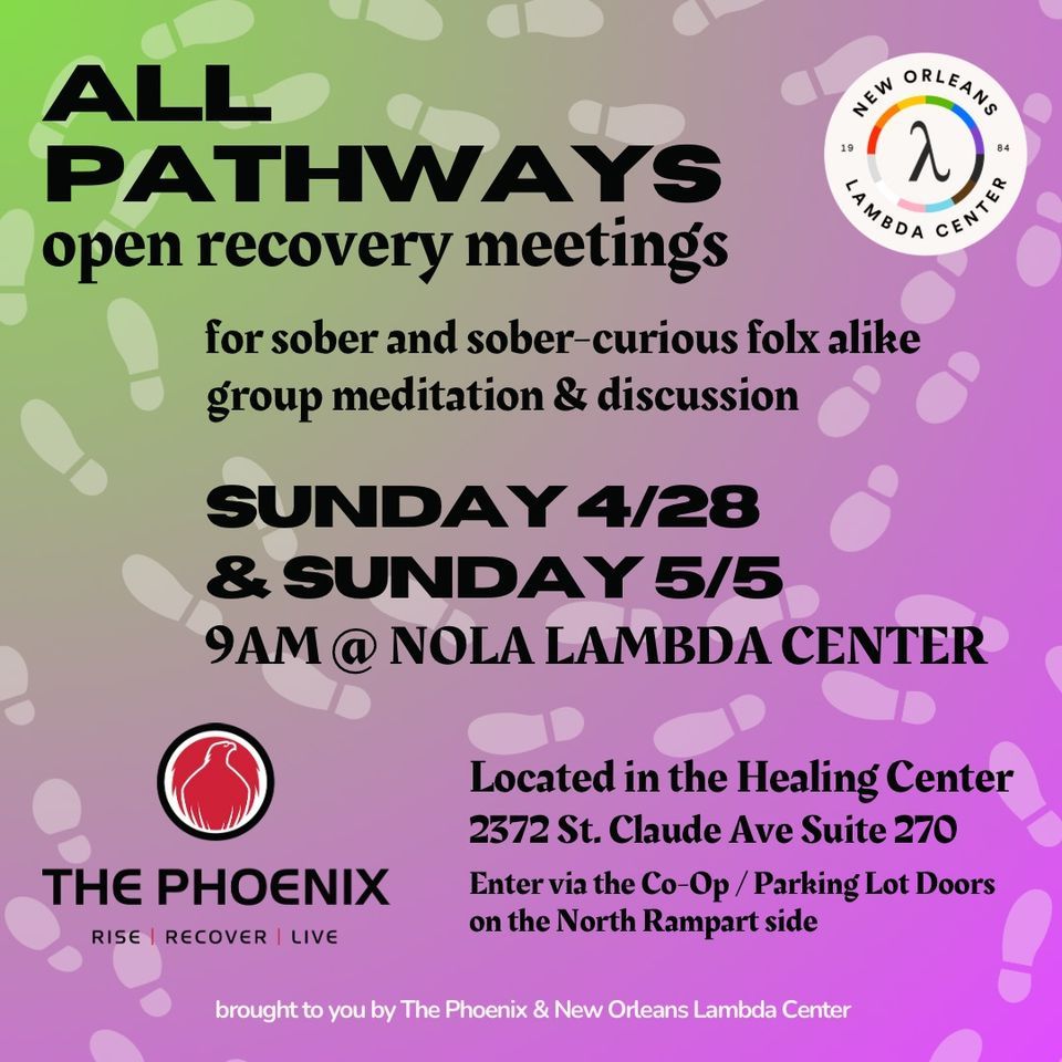 All Pathways Open Recovery Meetings