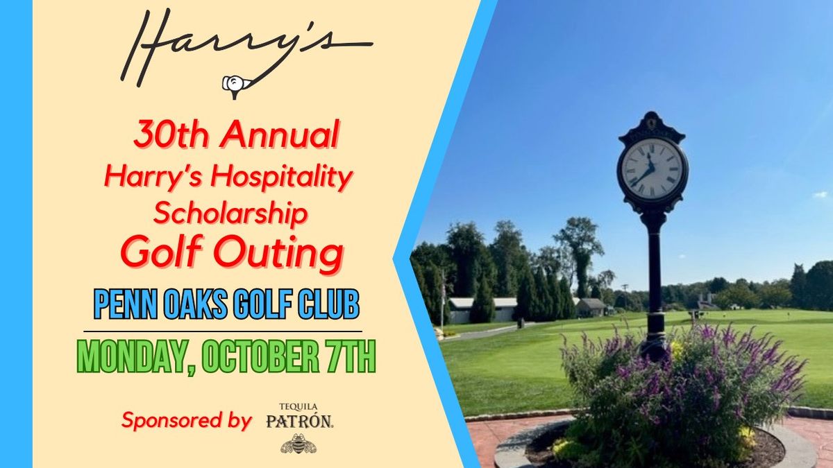 30th Annual Harry's Hospitality Scholarship Golf Outing