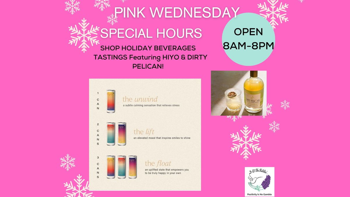 PINK WEDNESDAY SALE & SAMPLES