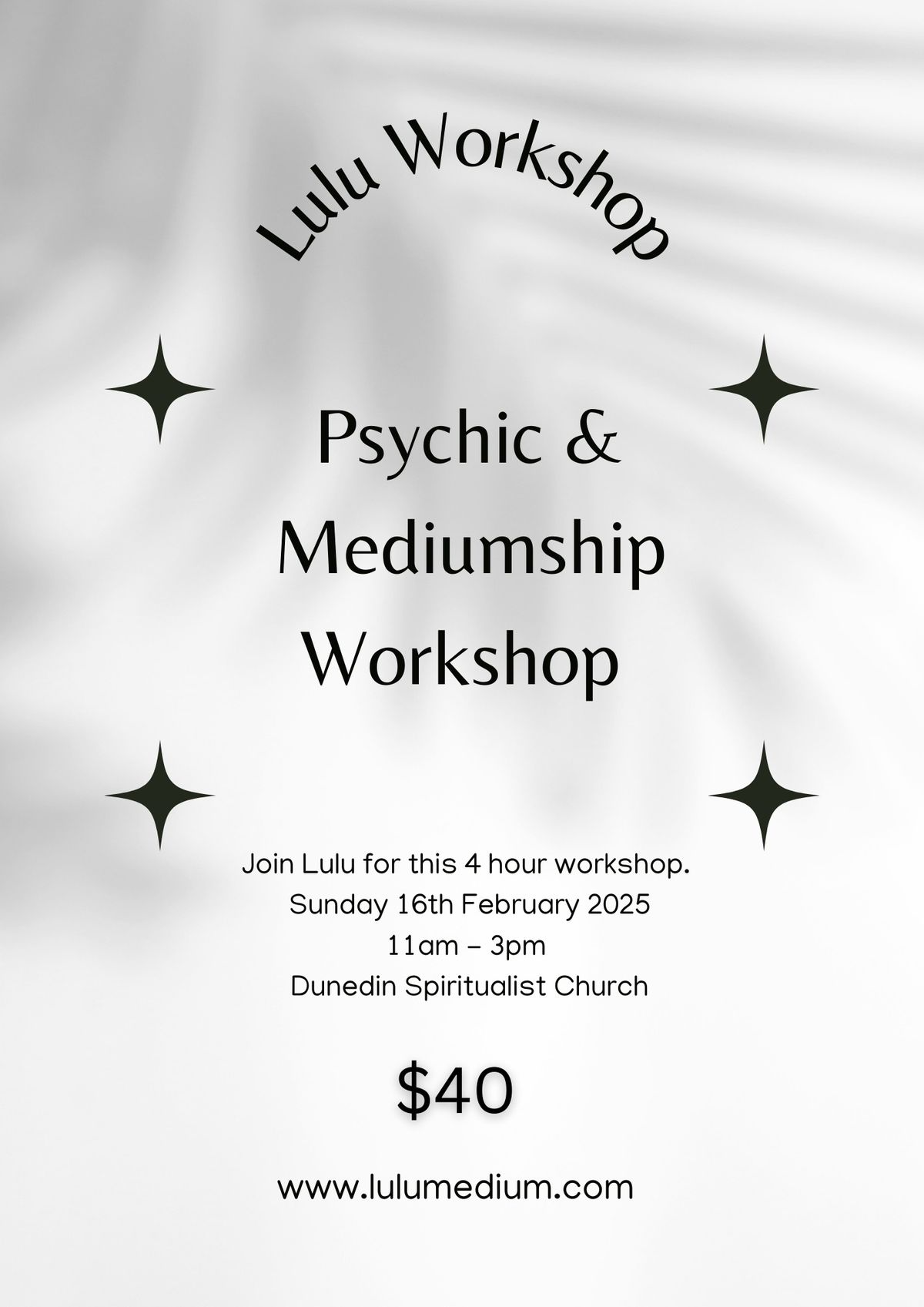 Psychic and Mediumship Workshop