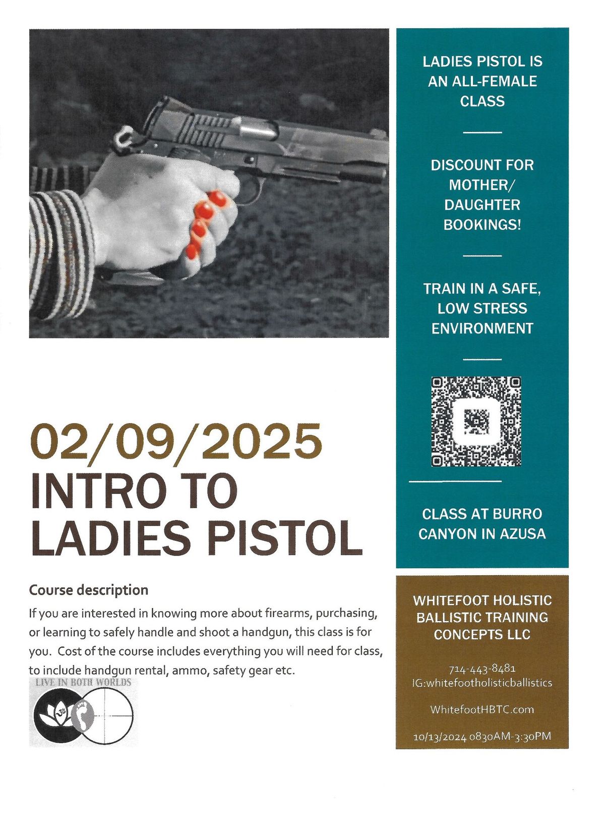 Ladies Pistol class