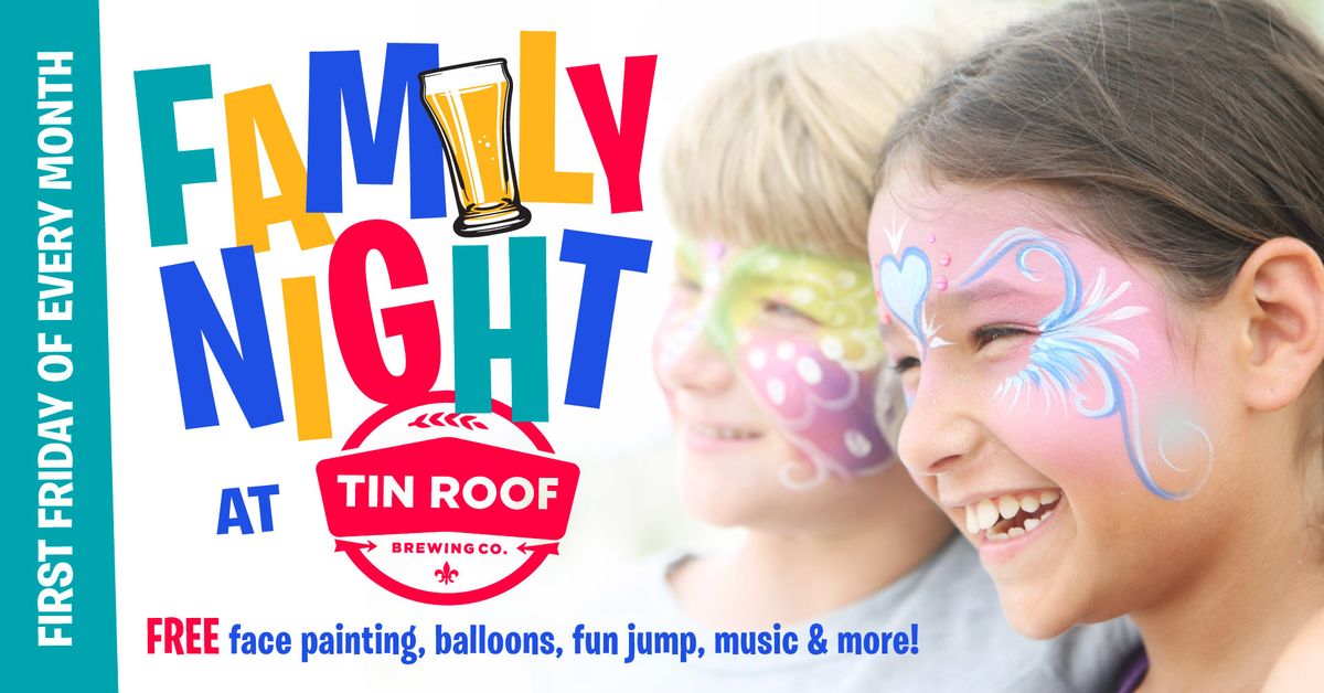 Energetic Fun Abounds at Family Night At Tin Roof!