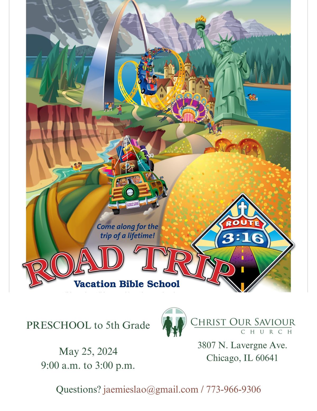 Road Trip (1-Day) Vacation Bible School