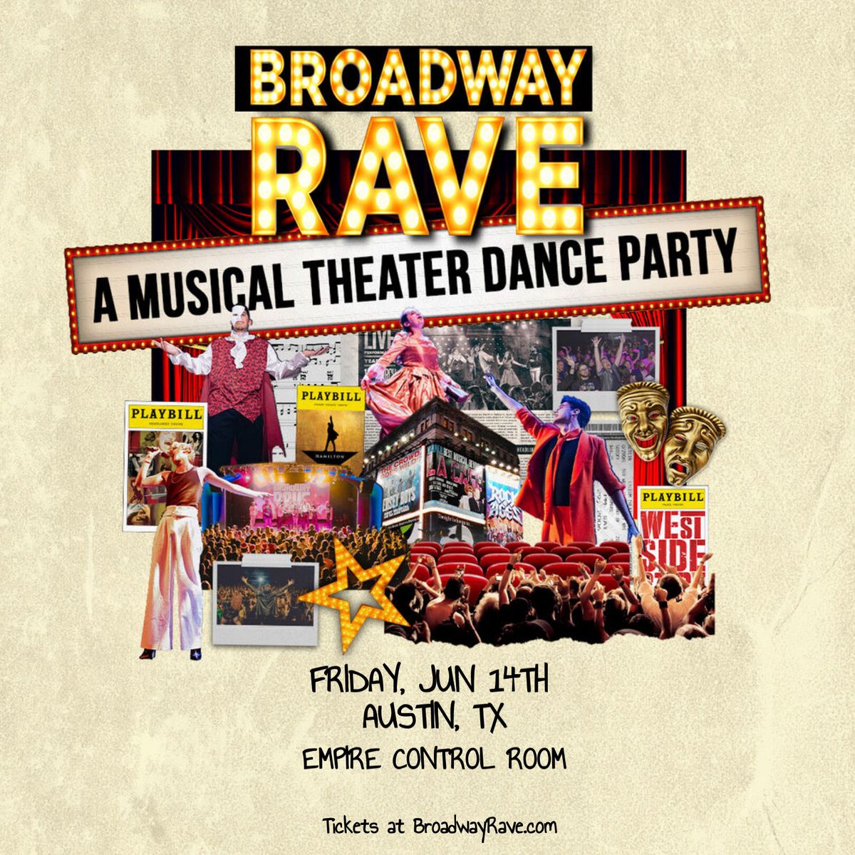 Empire Presents: Broadway Rave - A Musical Theater Dance Party in the Control Room