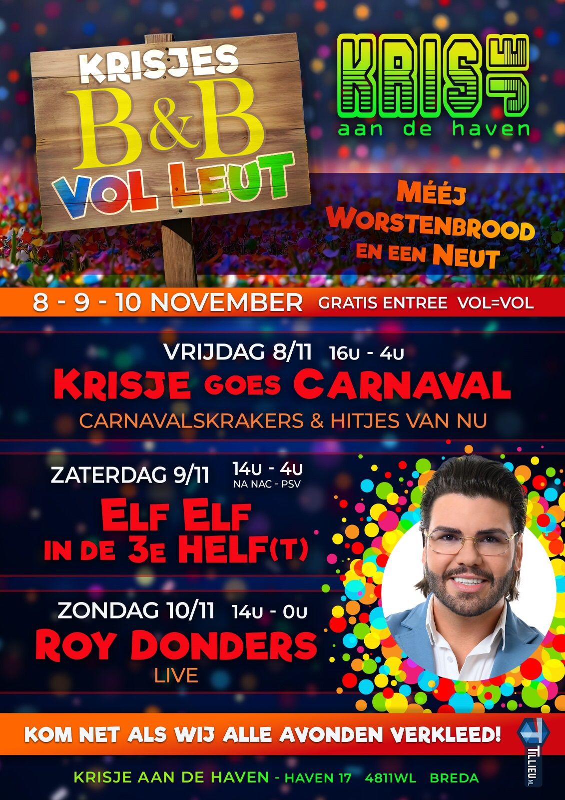 ROY DONDERS @ Krisje aan de haven Breda 