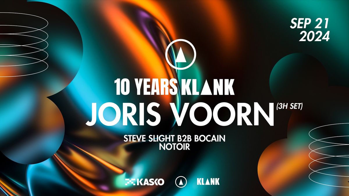 10 Years Klank \/\/ JORIS VOORN (3h set)