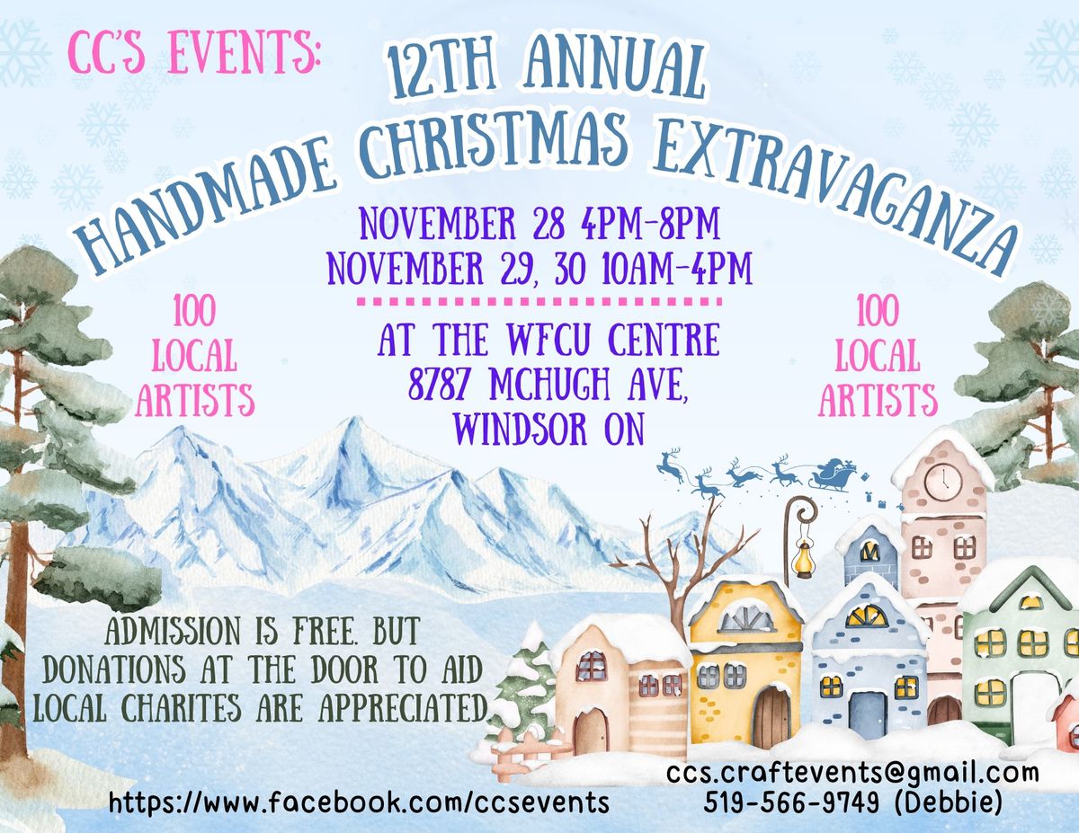 C.C.'s Events Handmade Christmas Extravaganza