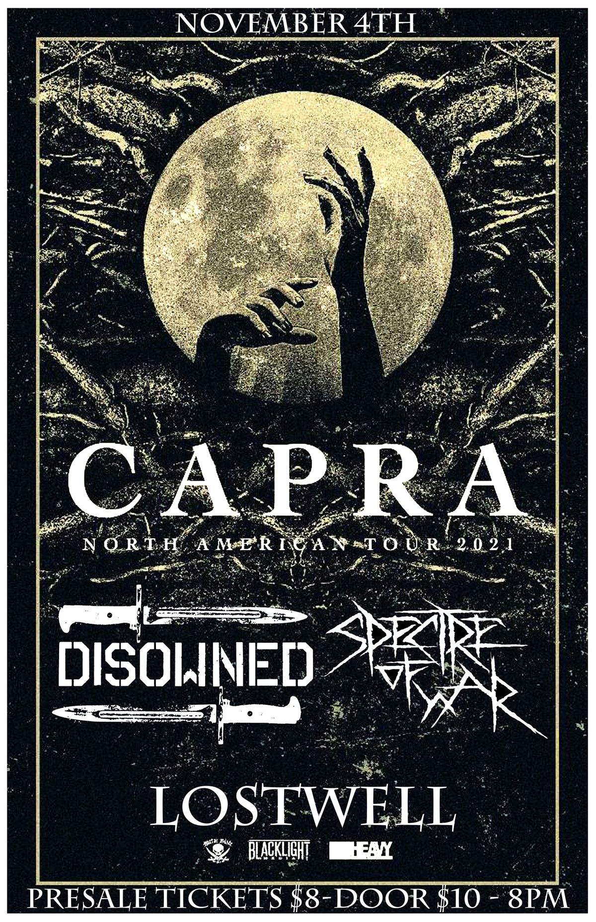 Capra, Disowned, Spectre of War