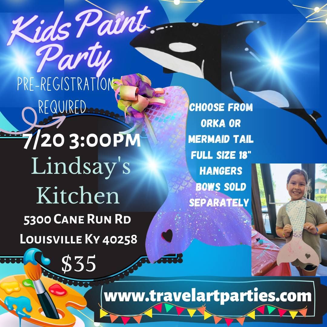 Kids Paint at Lindsay\u2019s Kitchen 