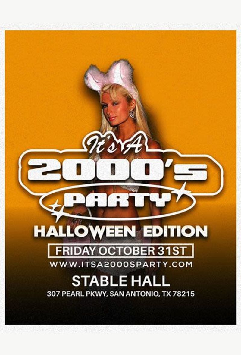 It's a 2000's Party Halloween Party