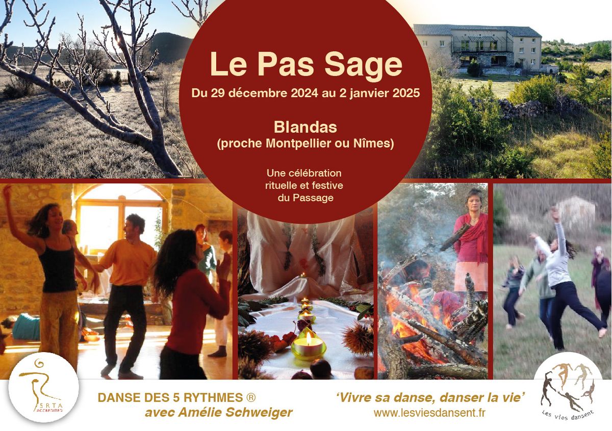 Danse des 5 Rythmes- LE PAS SAGE 2025 R\u00e9veillon en danse