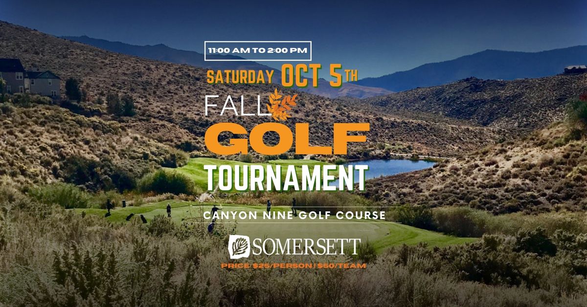 Fall Golf Tournament