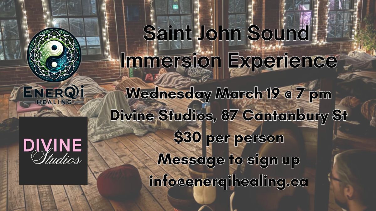 EnerQi Healing Sound Immersion - Saint John