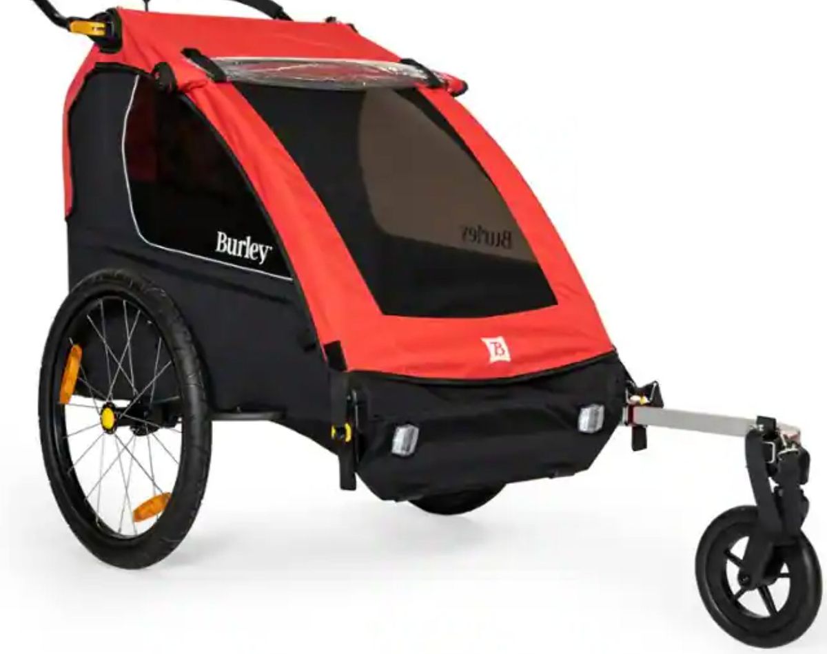 RAFFLE: Burley Honey Bee 2-Seat Bike Trailer\/Jogging Stroller 