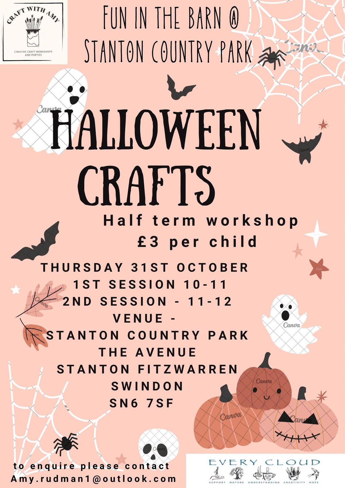 Halloween crafts half term family session