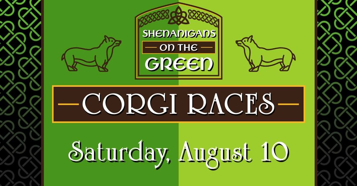 Corgi Races at Shenanigans on the Green - Sign Up Here!