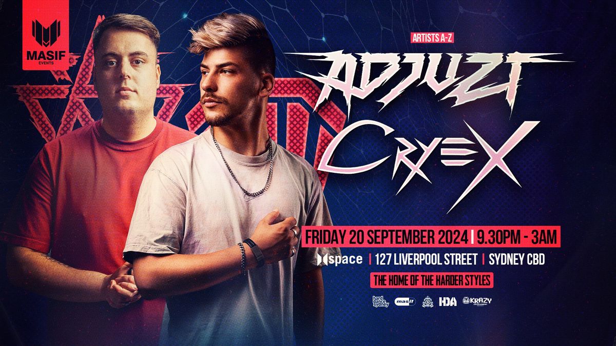 Masif presents Adjust & Cryex @ Space [20.09.2024]