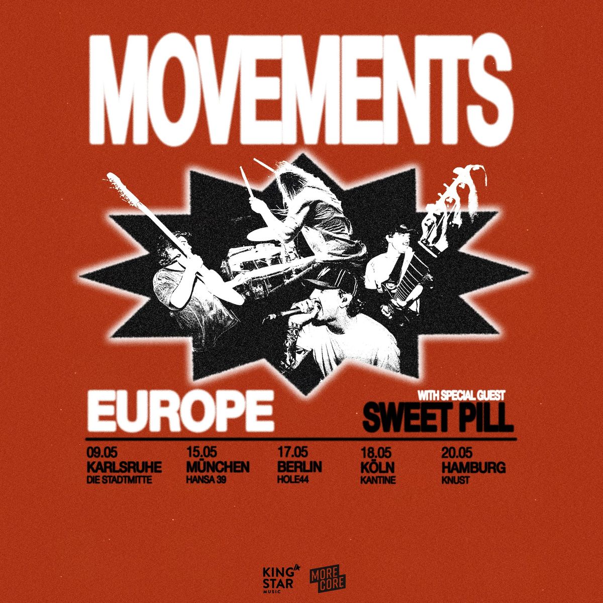 MOVEMENTS Plus Special Guest 09.05 \/\/ Karlsruhe Die Stadtmitte 